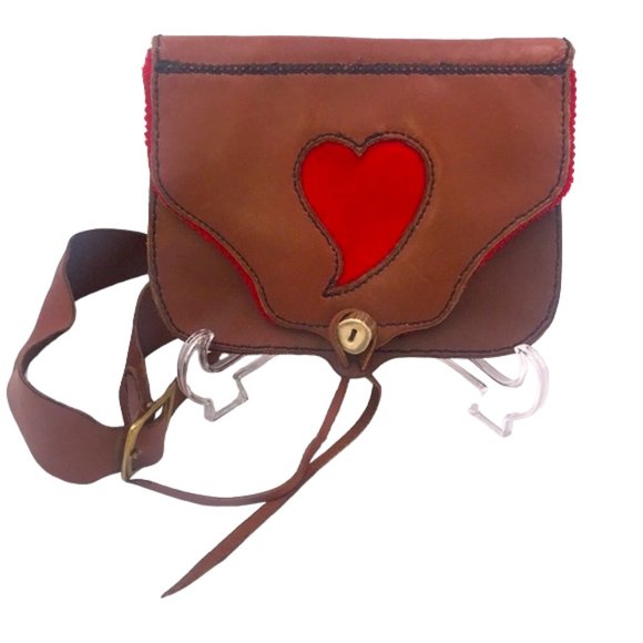 Possible Bag Mountain Man Hunting Pouch Heart ❤️ Crossbody - Picture 4 of 7